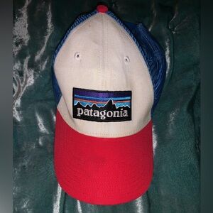 Patagonia Trucker Hat Red, White, & Blue
